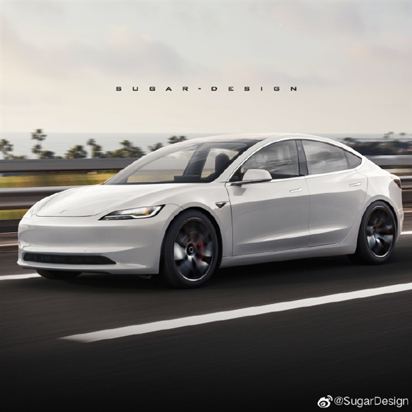 疑似改款特斯拉Model 3尾部照片出炉：尾灯着实秀气
