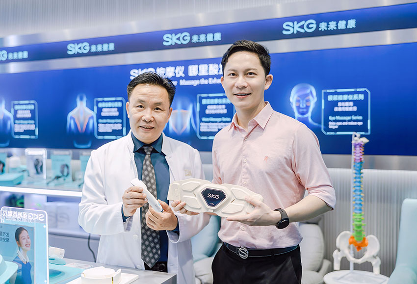 SKG与龙脊康战略合作,双重赋能推动技术和体验双升级